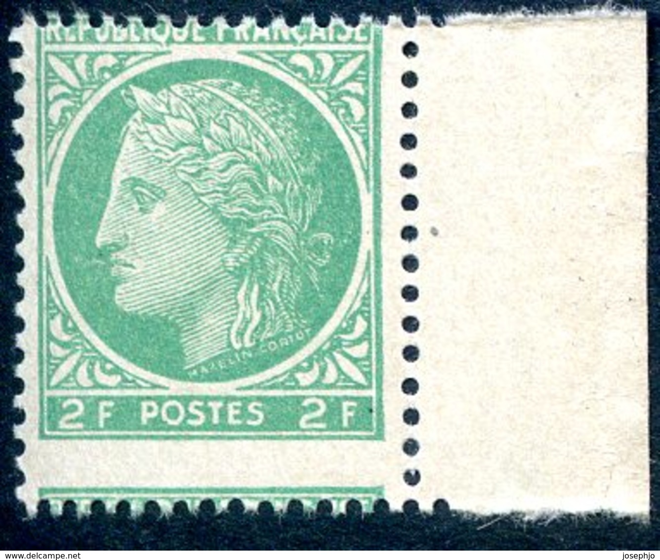 Variété Piquage à Cheval Yt680 - Unused Stamps