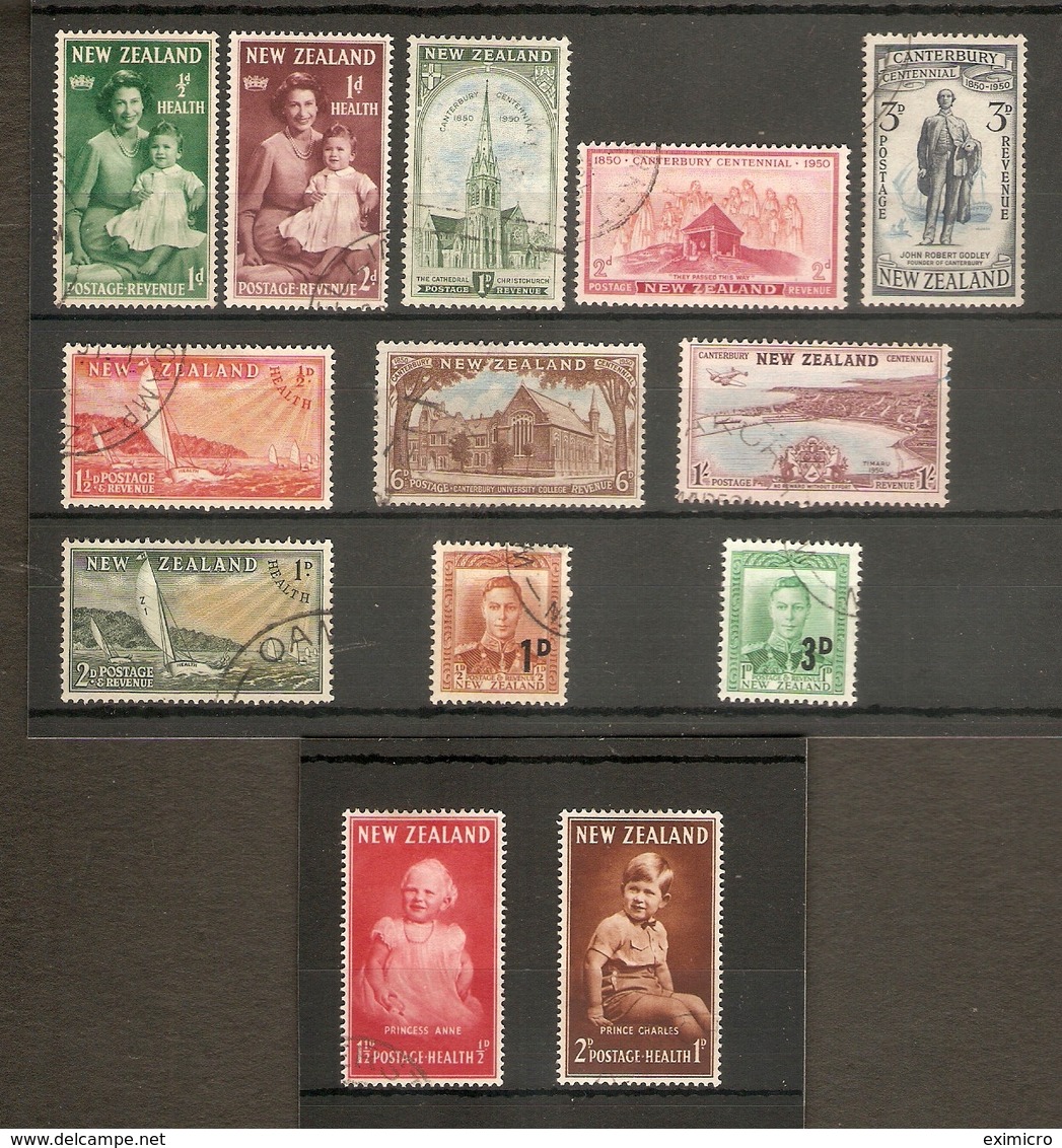 NEW ZEALAND GEORGE VI 1937 - 1953 FINE USED COLLECTION - HIGH CATALOGUE VALUE!!! - Lots & Serien