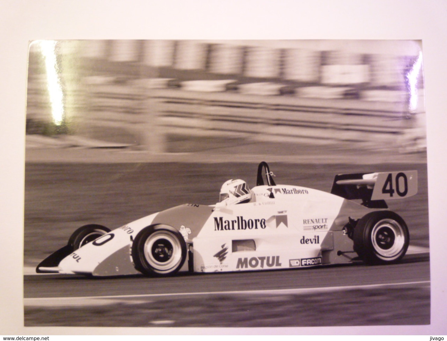 Jean-Claude  De  CASTELLI  (Alpa  FR92  A.S.M.)  Championnat De  FRANCE  F.F.S.A.  De F. RENAULT  1992 - Automobile - F1