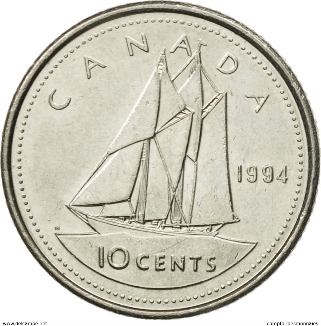 Monnaie, Canada, Elizabeth II, 10 Cents, 1994, Royal Canadian Mint, Ottawa - Canada