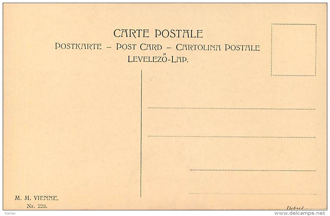 Illustration De F . TOUSSAINT , Femme Aux Bijoux , Art Nouveau , MM VIENNE , * 314 48 - Vienne
