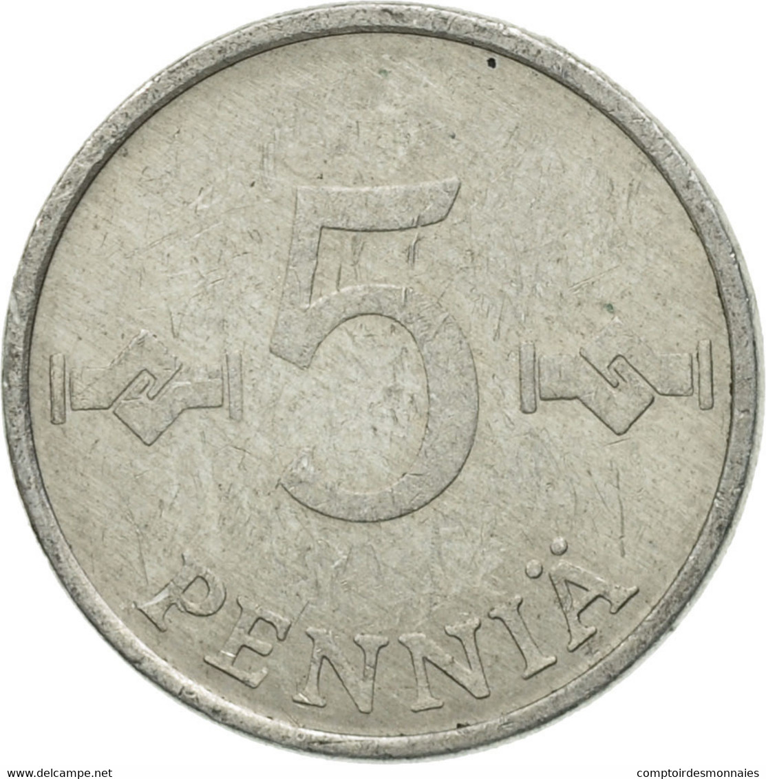 Monnaie, Finlande, 5 Pennia, 1983, TTB, Aluminium, KM:45a - Finlandia