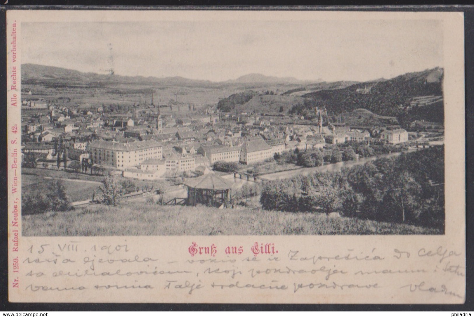 Celje, General View, Mailed 1901 - Slovenia