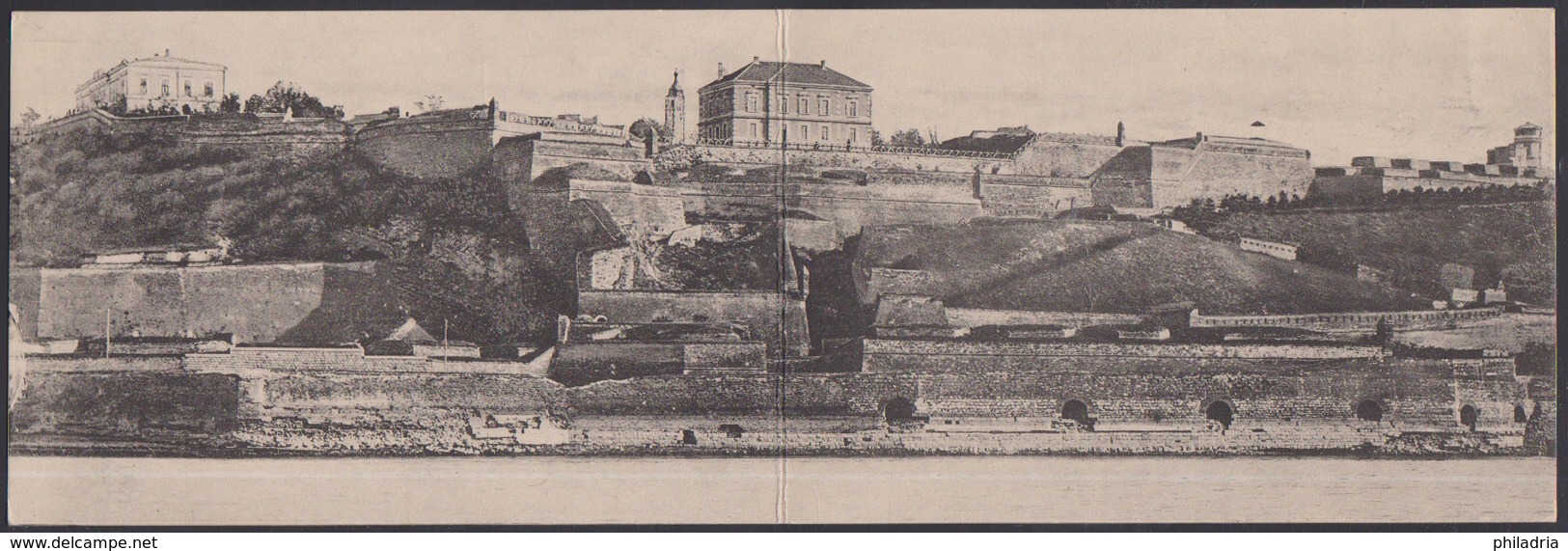 Beograd, Kalemegdan, Double Card, Mailed In 1919 - Serbie