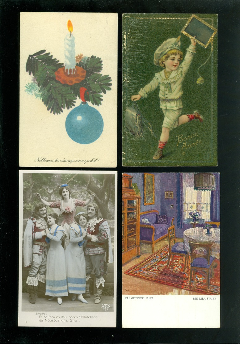 Beau Lot De 60 Cartes Postales De Fantaisie   Mooi Lot 60 Postkaarten Van Fantasie -  60 Scans - 5 - 99 Cartes