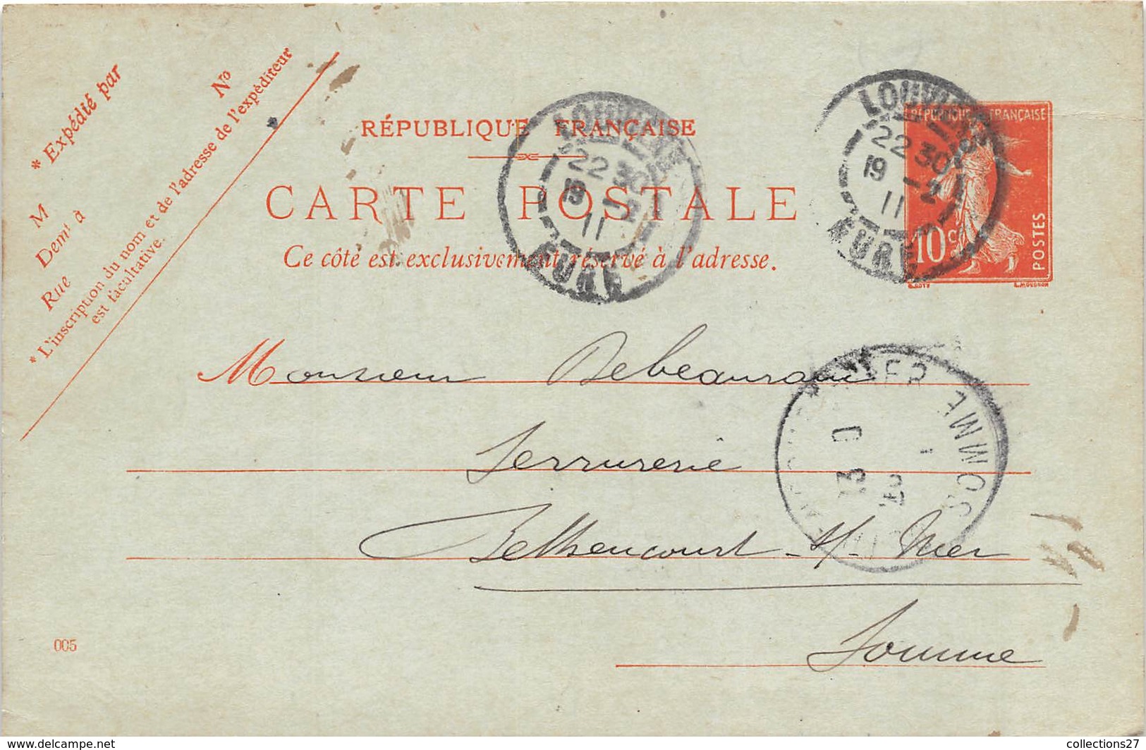 27-LOUVIER- CORRESPONDANCE - Louviers