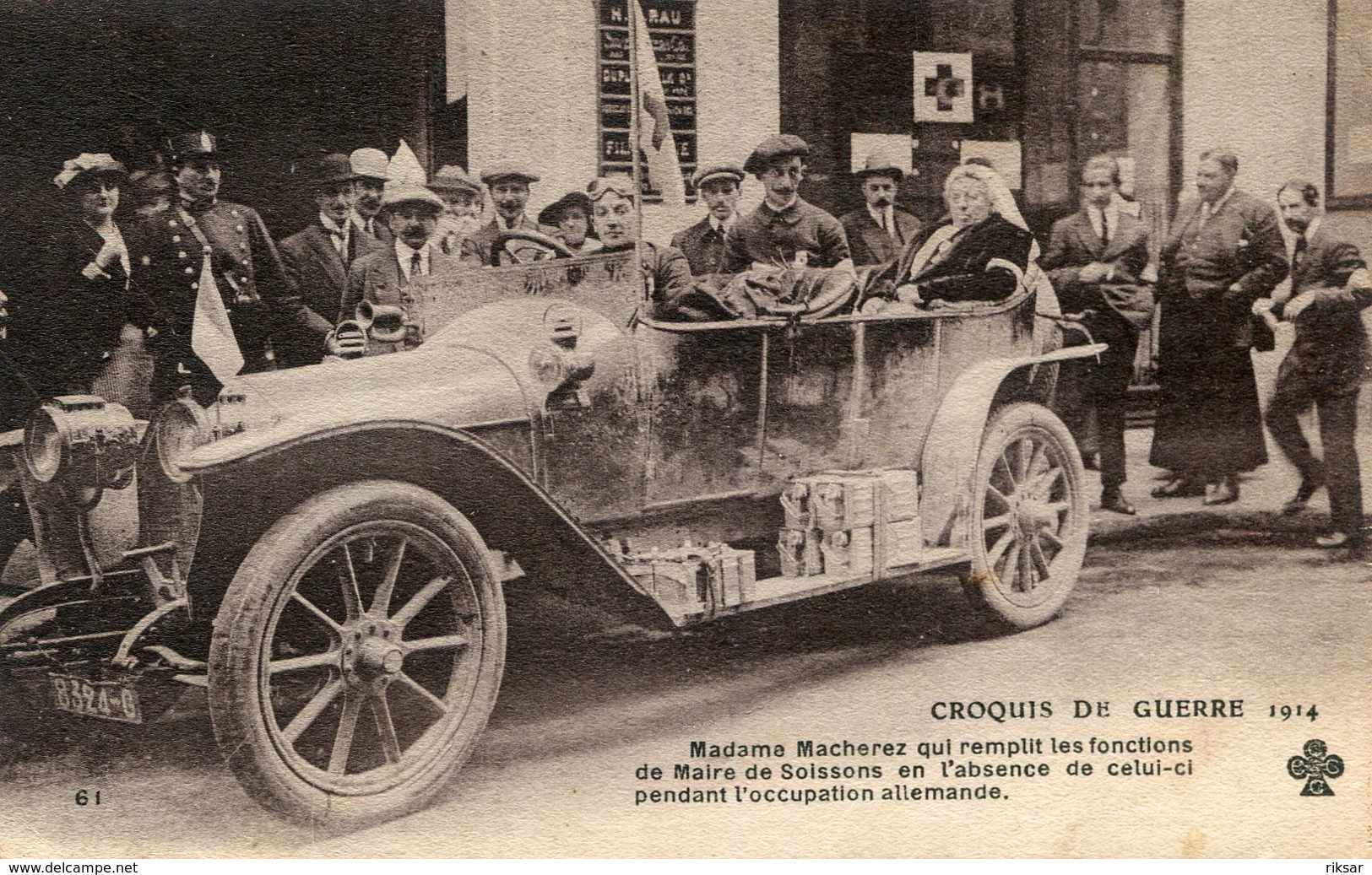 CROIX ROUGE(SOISSONS) AUTOMOBILE - Croix-Rouge