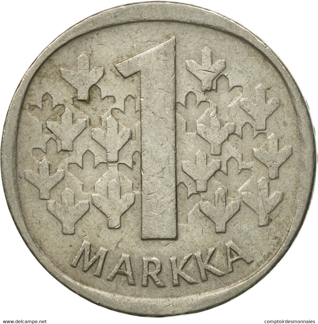 Monnaie, Finlande, Markka, 1980, TB, Copper-nickel, KM:49a - Finlande