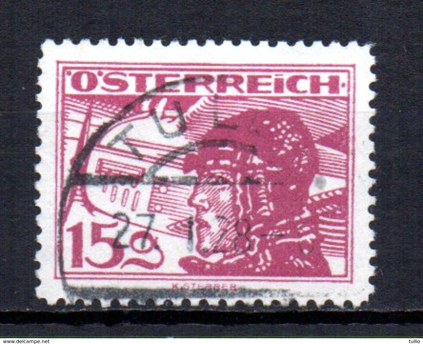 AUSTRIA 1925 CANCELLED At - Usados