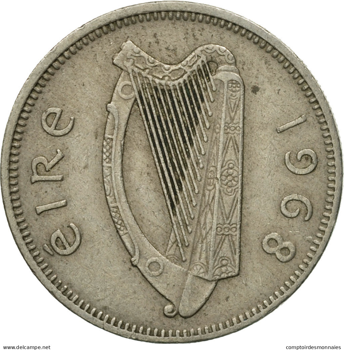 Monnaie, IRELAND REPUBLIC, Shilling, 1968, TTB, Copper-nickel, KM:14A - Irlande