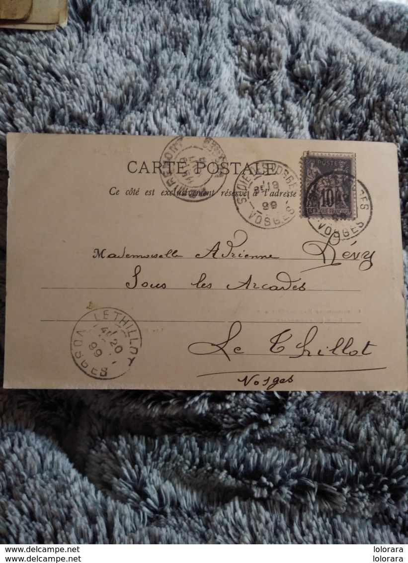 CPA Saint Dié établissement Hydrotherapique Eaux Ferrugineuses Roches St Martin 1899 - Saint Die