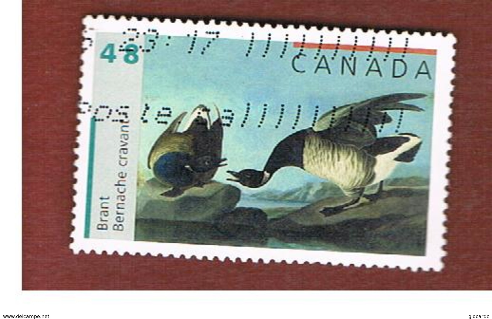 CANADA   -  SG 2196    -  2003 J.J. AUDUBON' S BIRDS: BRENT GOOSE  -      USED - Usati