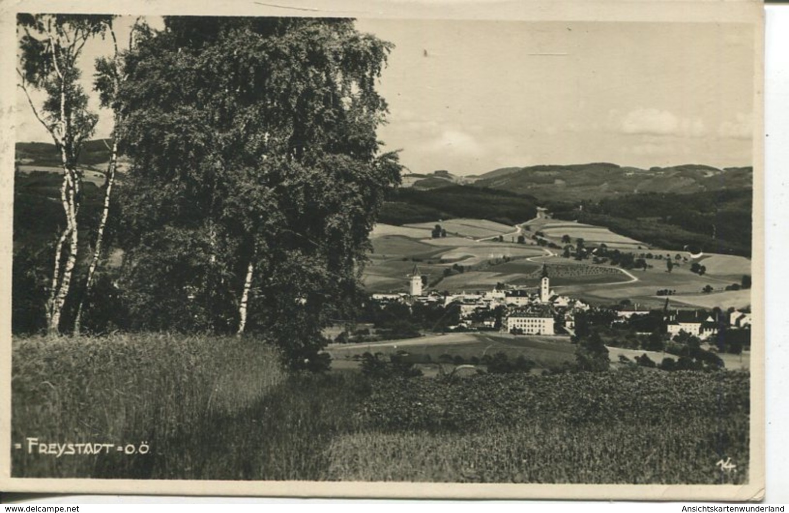 005063  Freystadt Teilansicht  1928 - Freistadt