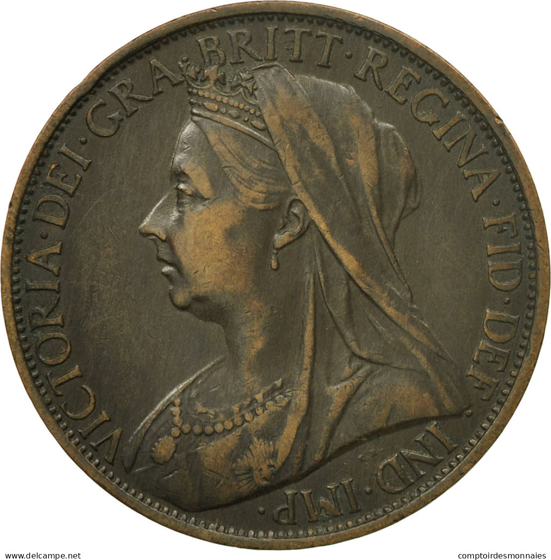 Monnaie, Grande-Bretagne, Victoria, Penny, 1900, SUP, Bronze, KM:790 - D. 1 Penny