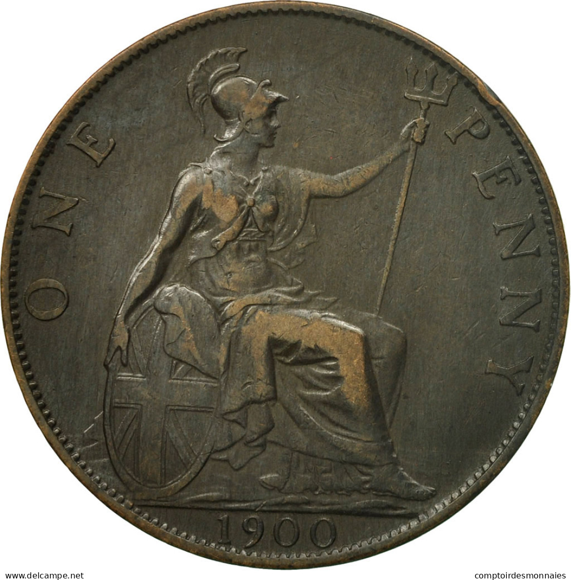 Monnaie, Grande-Bretagne, Victoria, Penny, 1900, SUP, Bronze, KM:790 - D. 1 Penny