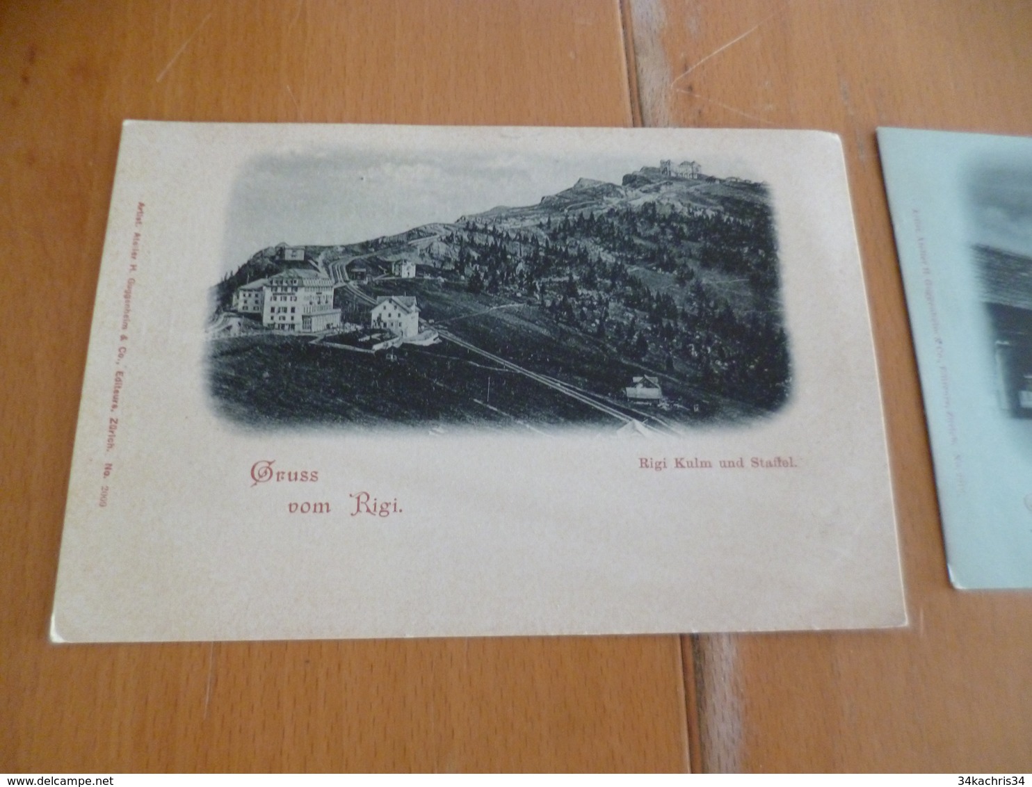 CPA Suisse Swizerland  Lucerne Gruss Vom Rigi Rigi Kulm Und Staffel TBE Précurseur Avant 1906 - Luzern
