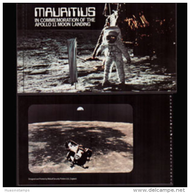 MAURITIUS 1979 - Scott# 483 Booklet-Moon Landing MNH - Maurice (1968-...)