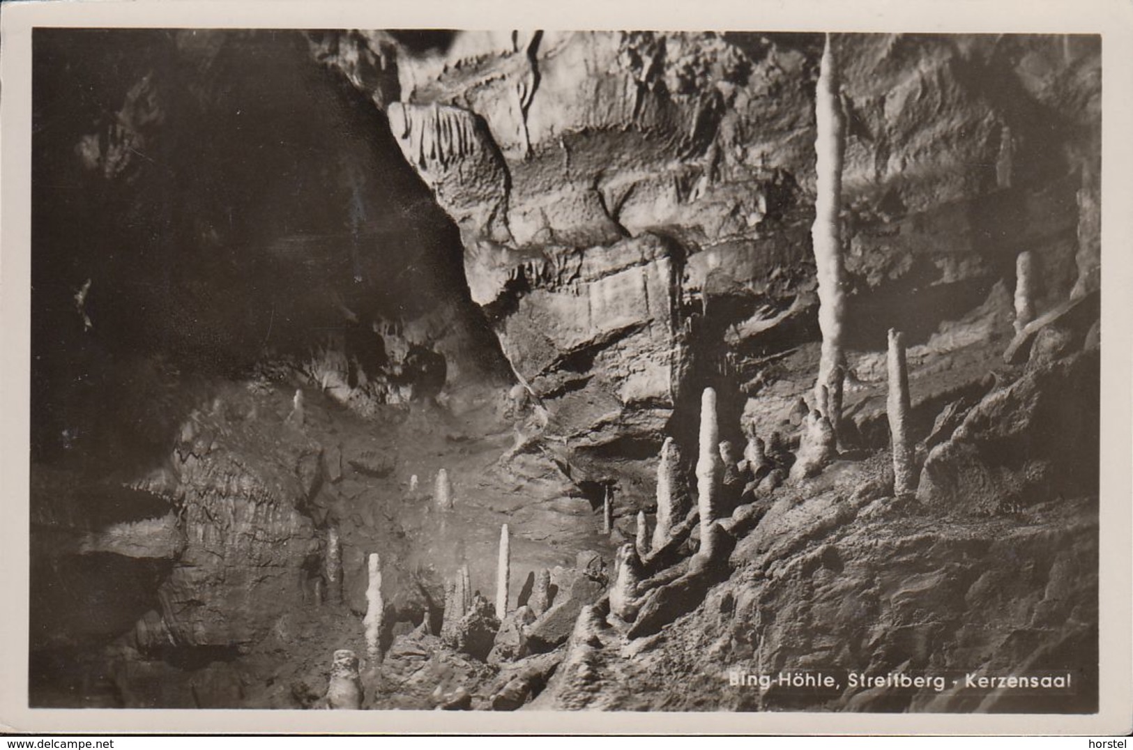 D-91346 Wiesenttal - Bing- Höhle , Streitberg - Kerzensaal - Cavern - Forchheim