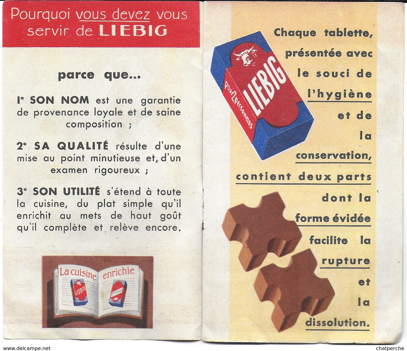 ALIMENTATION PUBLICITÉ LIVRET LIEBIG EXTRAIT DE VIANDE RECETTES - Otros & Sin Clasificación