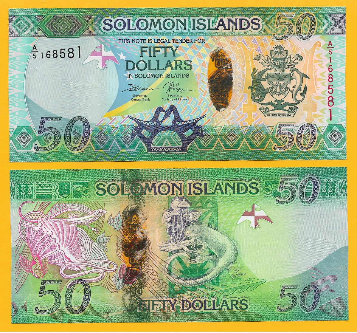 Solomon Islands 50 Dollars P-35 2013 UNC - Isola Salomon