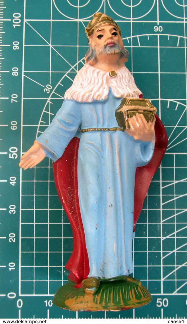 RE MAGIO VINTAGE PRESEPE PRESEPIO.PLASTICA ITALY - Kerstkribben