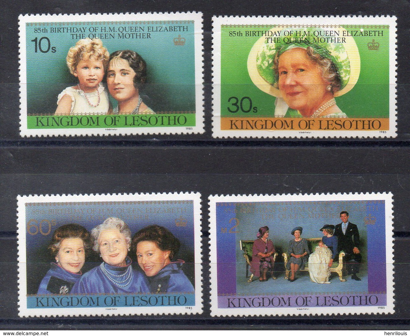 LESOTHO   Timbres Neufs ** De 1985   ( Ref 5573 ) Famille Royale - Queen Mother - Lesotho (1966-...)