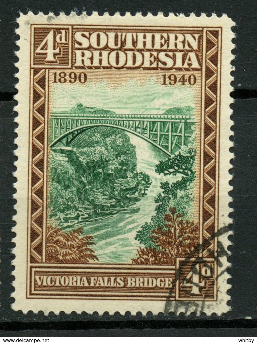 Southern Rhodesia 1940 4p Victoria Falls Issue #61 - Southern Rhodesia (...-1964)