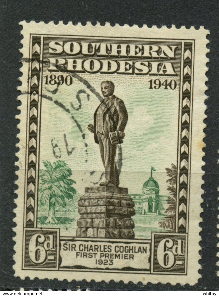 Southern Rhodesia 1940 6p Sir Charles Coghlan Issue #62 - Southern Rhodesia (...-1964)