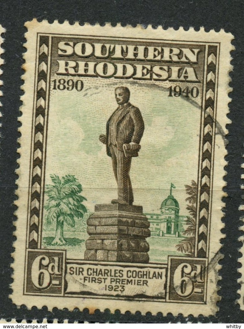 Southern Rhodesia 1940 6p Sir Charles Coghlan Issue #62 - Southern Rhodesia (...-1964)