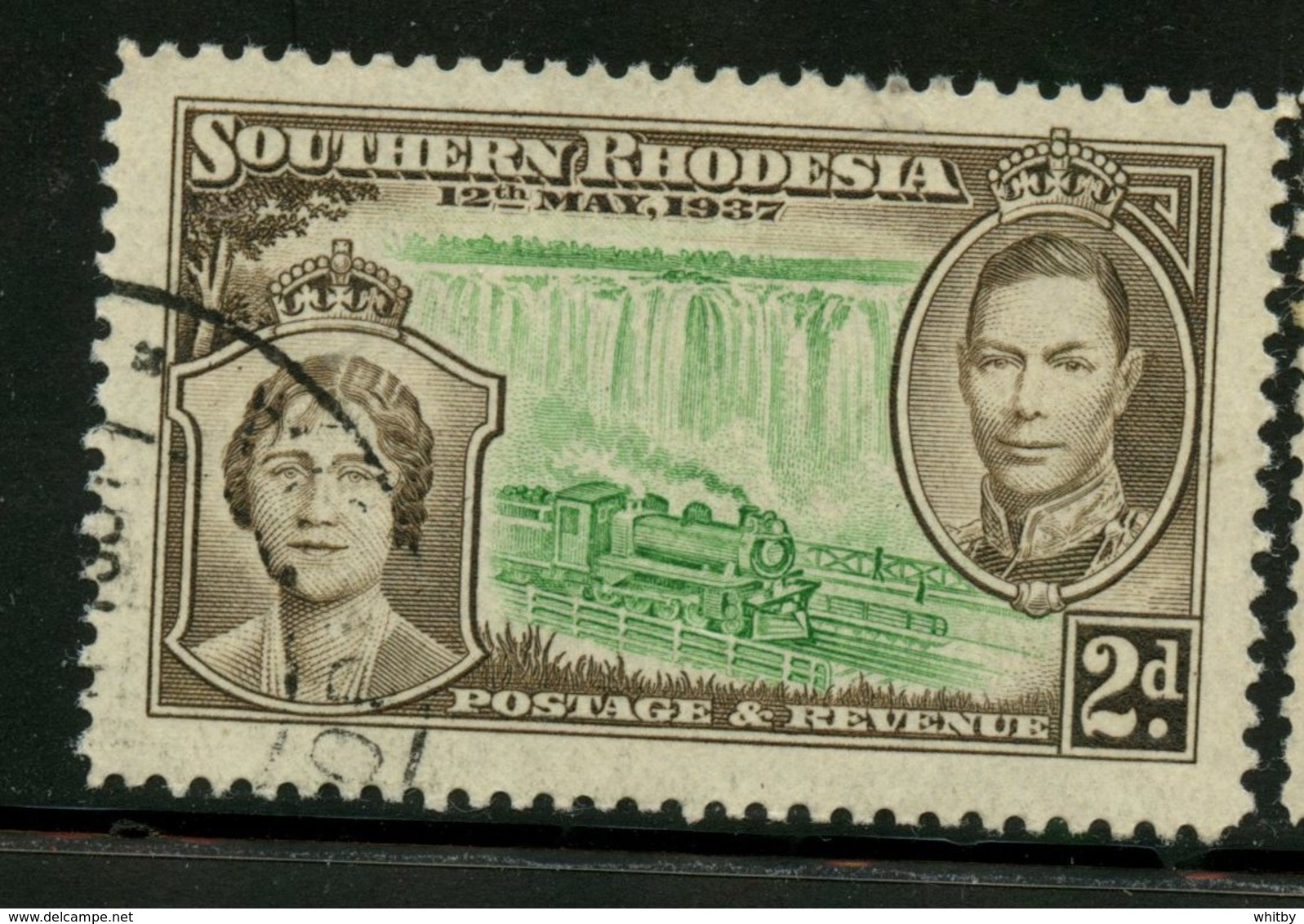 Southern Rhodesia 1937 2p Queen Elizabeth, George VI Issue #39 - Zuid-Rhodesië (...-1964)