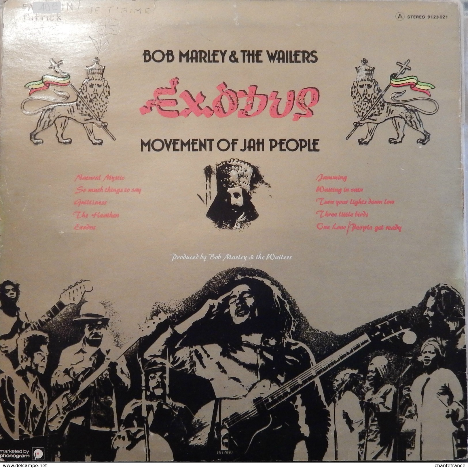 Bob Marley 33t. LP *exodus* - Reggae