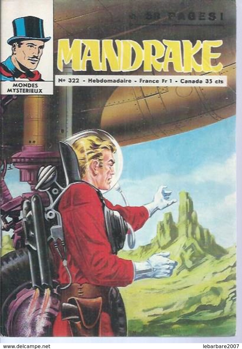 MANDRAKE  N° 322  -   REMPARTS  1971 - Mandrake