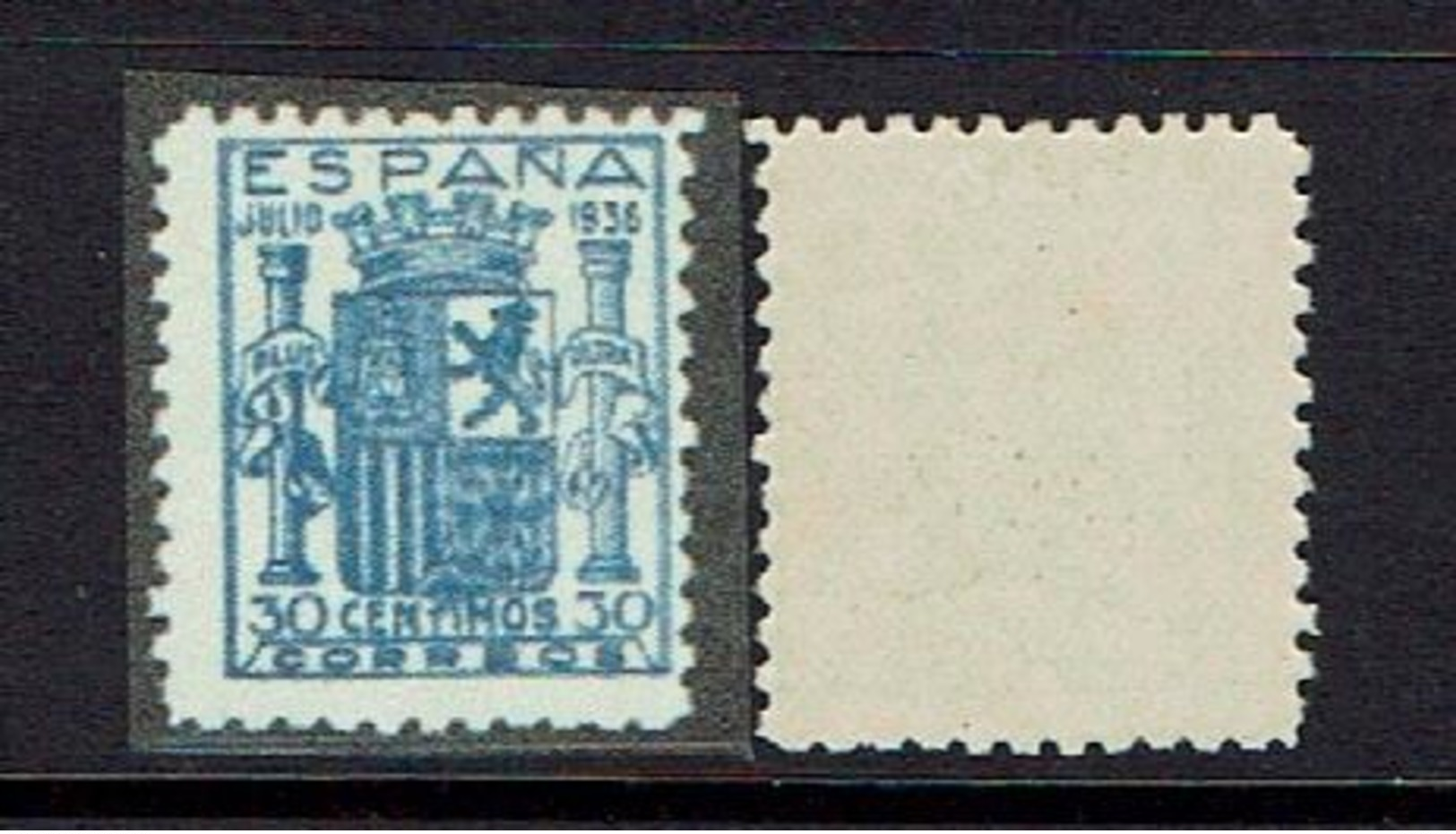 SPAIN...1936...sCOTT # 617...perforated...full Gum...EXTREMELY RARE FIND - Unused Stamps