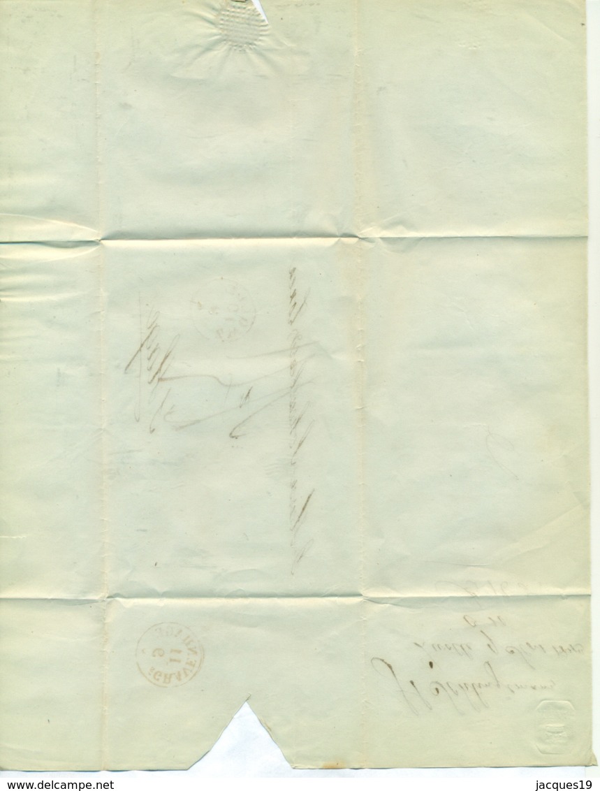Nederland Voorfilatelie Brief 1843 Van Zwolle Naar Scheurleer En Zonen In Den Haag - ...-1852 Préphilatélie
