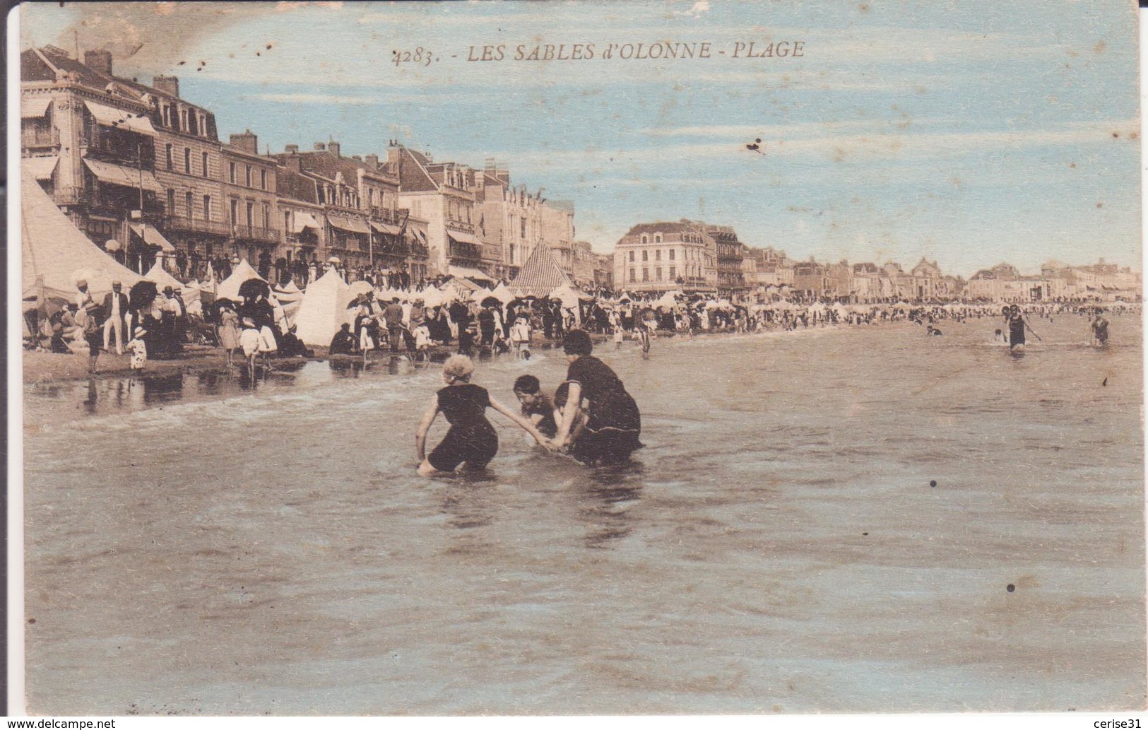 CPA - 2283. LES SABLES D'OLONNE - La Plage - Sables D'Olonne