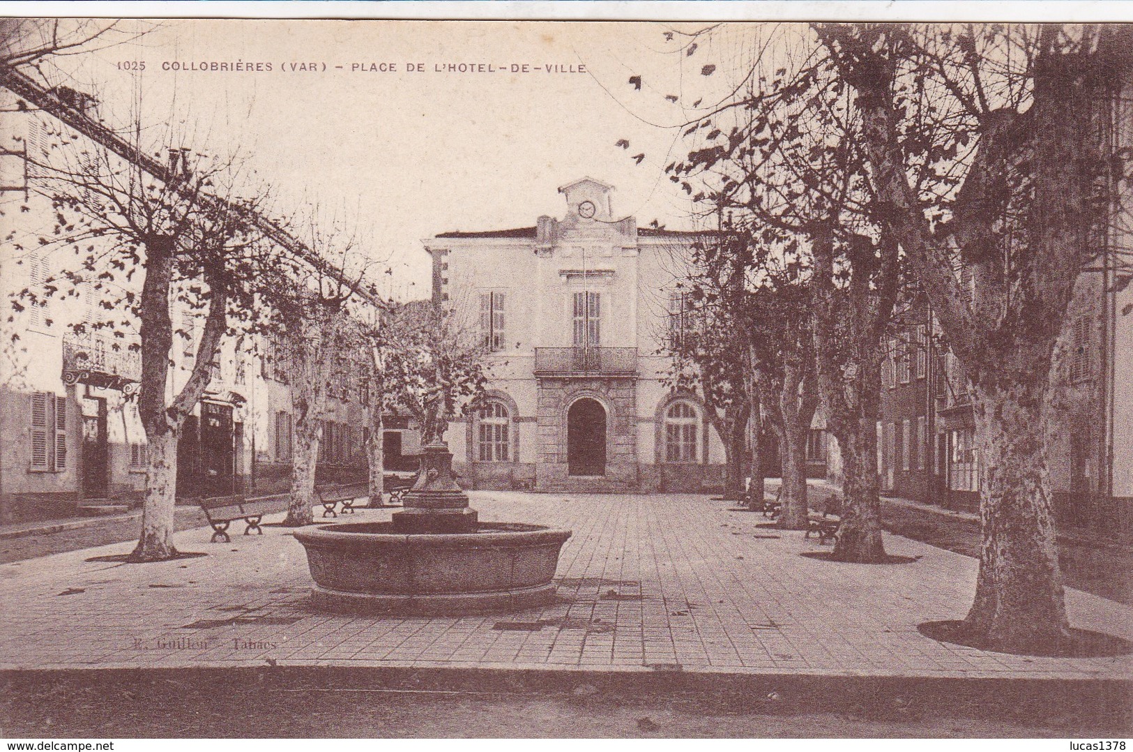 83 / COLOBRIERES / PLACE DE L HOTEL DE VILLE - Collobrieres