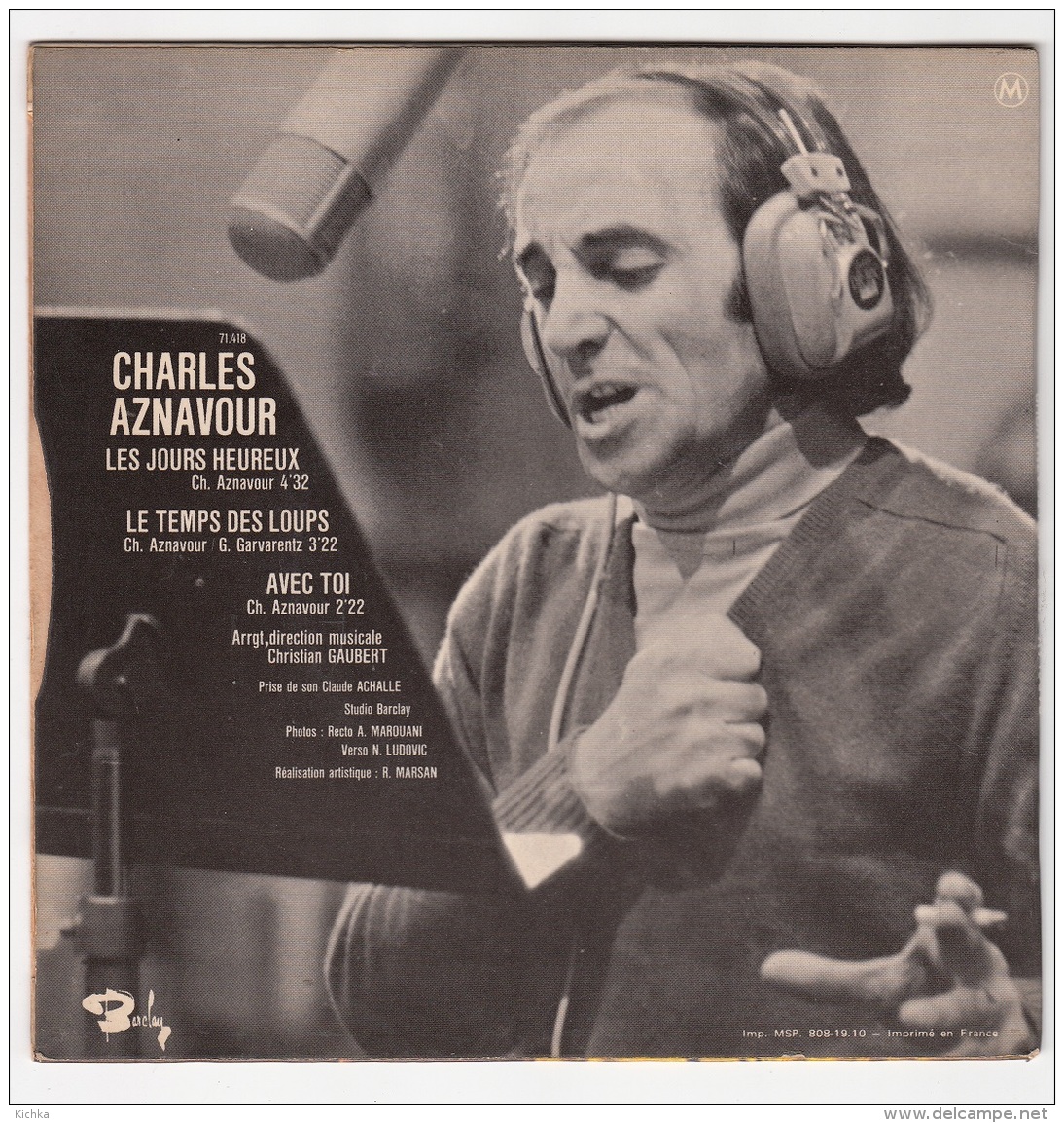 Charles Aznavour -Les Jours Heureux/Le Temps Des Loups/Avec Toi - Sonstige - Franz. Chansons