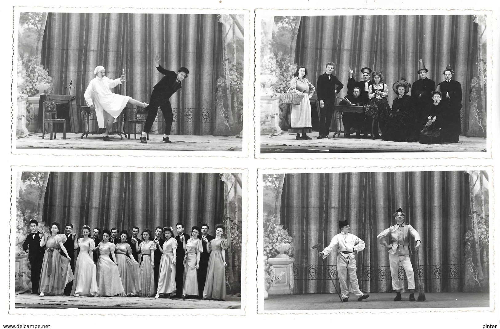 SPECTACLE - Lot De 10 Scènes - CARTE PHOTO - Autres & Non Classés