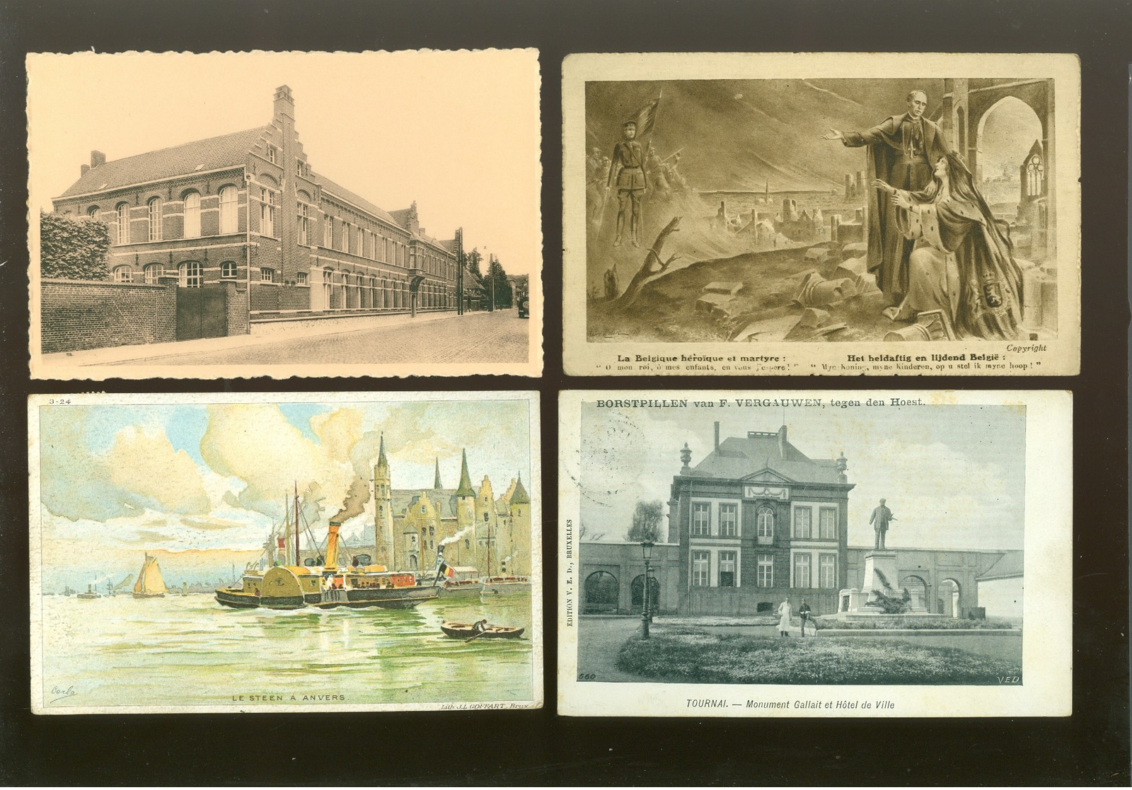 Lot De 20 Cartes Postales De Belgique     Lot Van 20 Postkaarten Van België  - 20 Scans - 5 - 99 Cartes