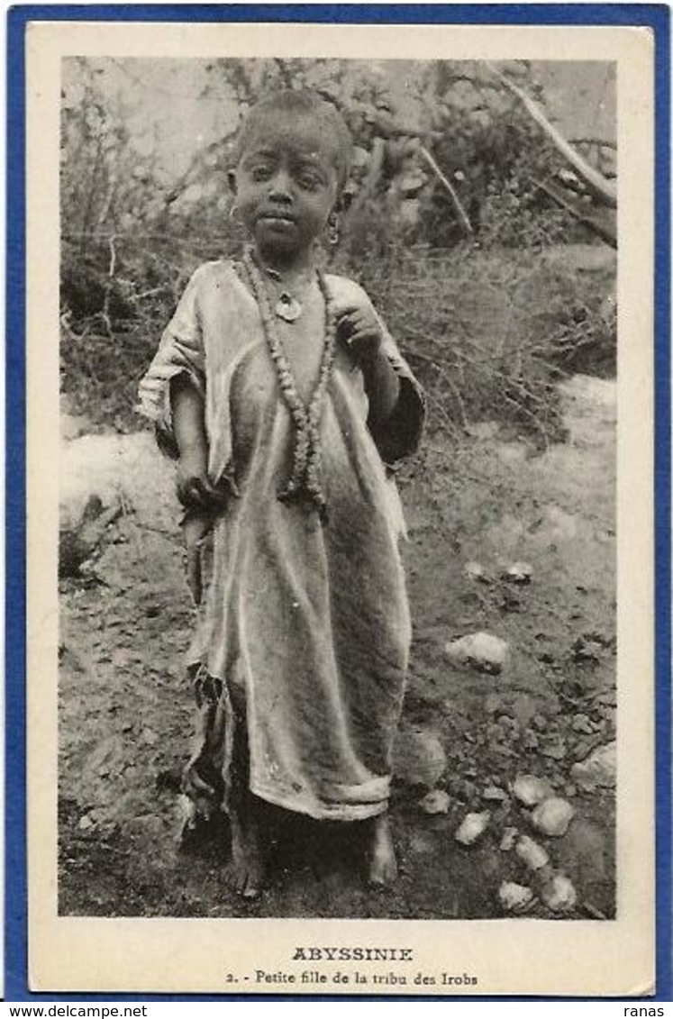 CPA Ethiopie Ethiopia Ethnic Afrique Noire Type Non Circulé Abyssinie - Äthiopien