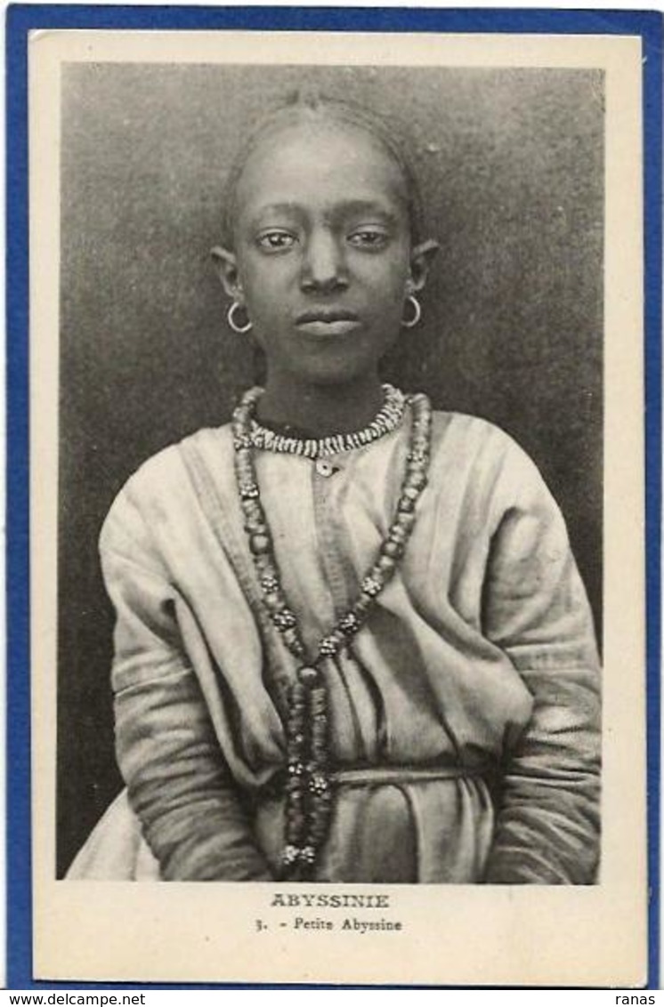 CPA Ethiopie Ethiopia Ethnic Afrique Noire Type Non Circulé Abyssinie - Etiopia