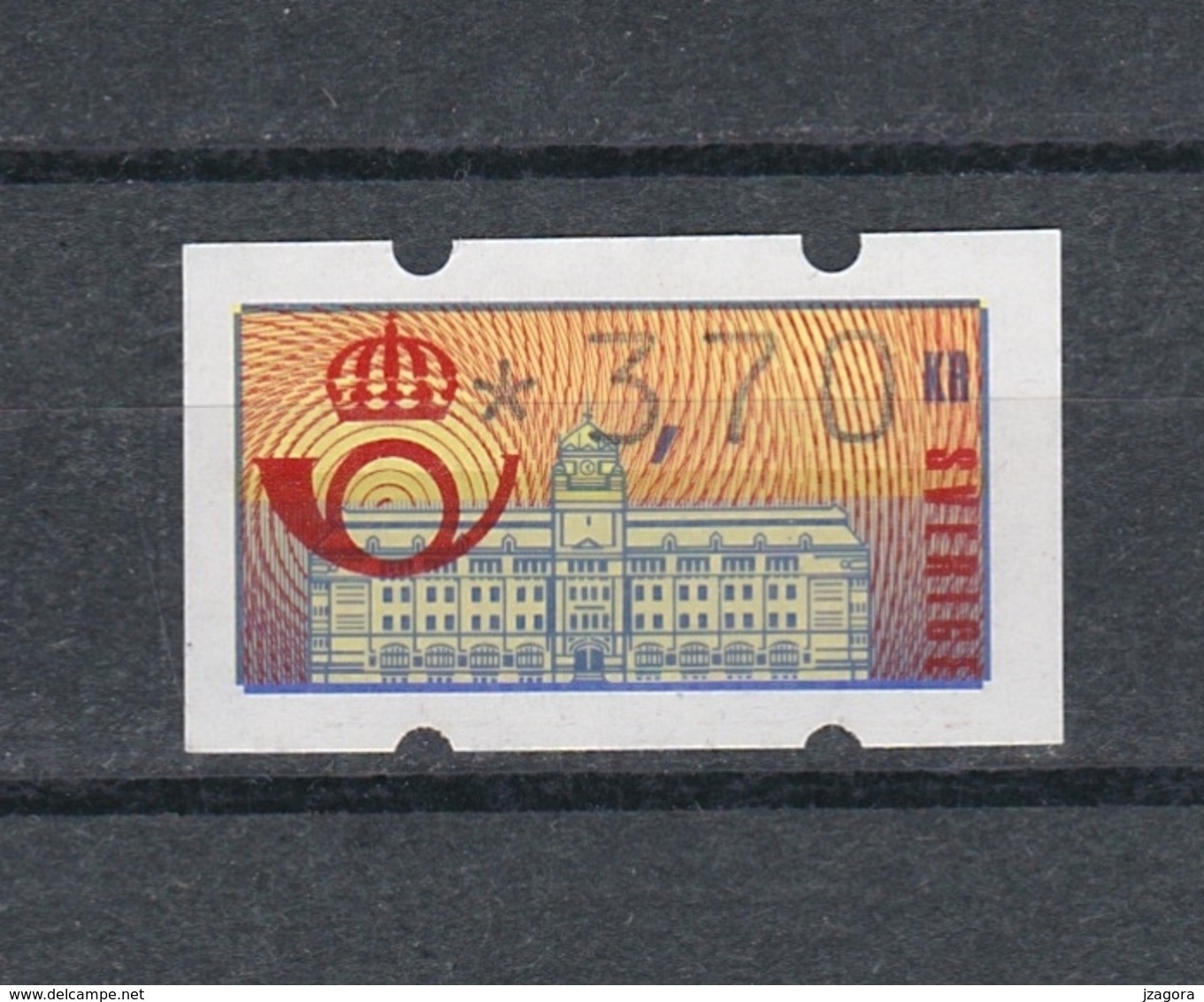 SWEDEN SUEDE SCHWEDEN 1994 PRAGMA FRAMA AUTOMATIC STAMPS AUTOMATPORTO AUTOMATENMARKEN AUTOMAT MÄRKE 3.70 Kr MNH ATM - Machine Labels [ATM]