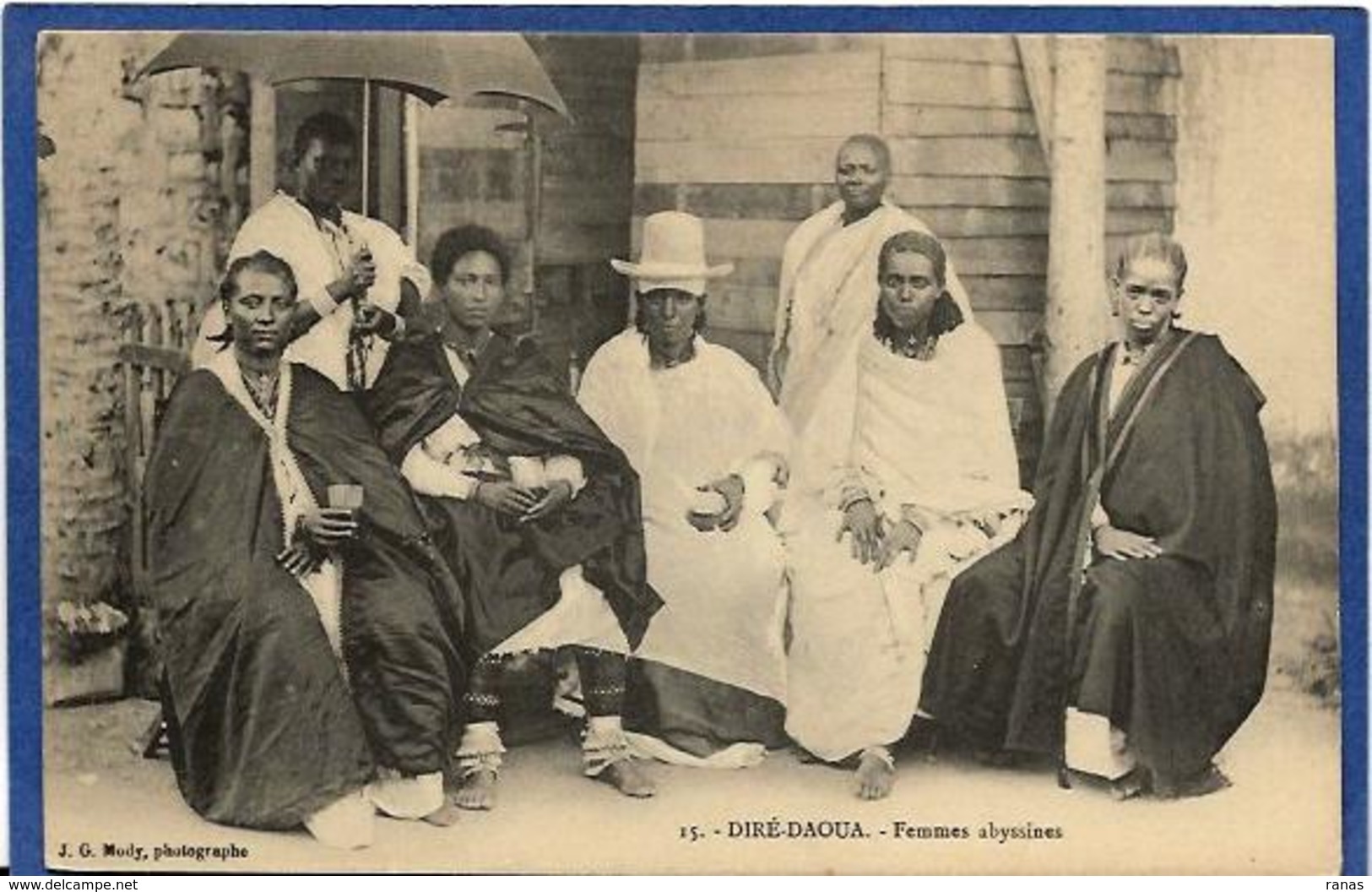 CPA Ethiopie Ethiopia Ethnic Afrique Noire Type Non Circulé Abyssinie - Äthiopien