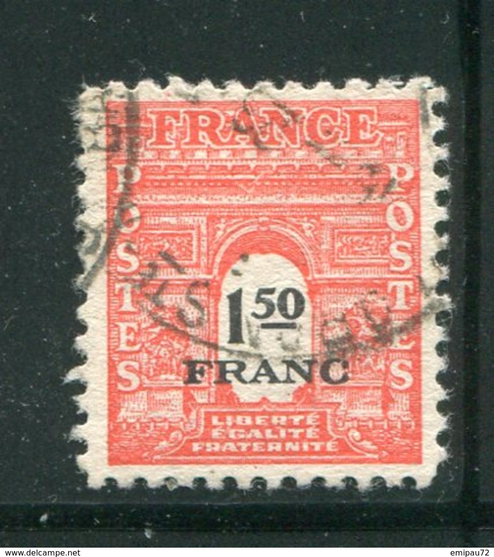 FRANCE- Y&T N°708- Oblitéré - 1944-45 Triumphbogen