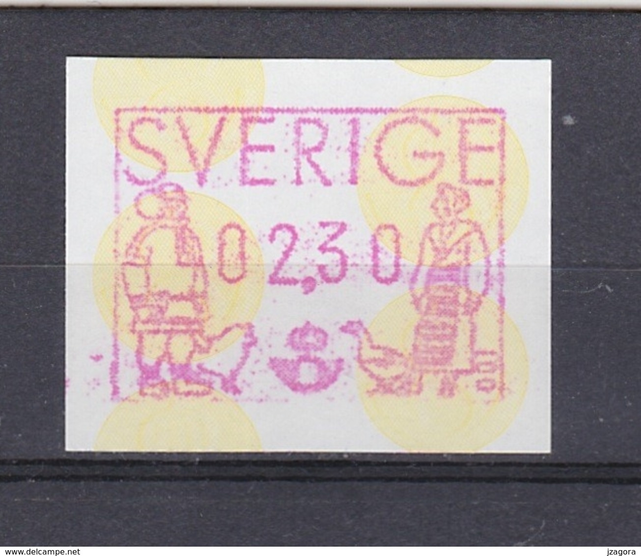 SWEDEN SUEDE SCHWEDEN 1991 PRAGMA FRAMA AUTOMATIC STAMPS AUTOMATPORTO AUTOMATENMARKEN AUTOMAT MÄRKE 2,30 Kr MNH ATM - Automaatzegels [ATM]
