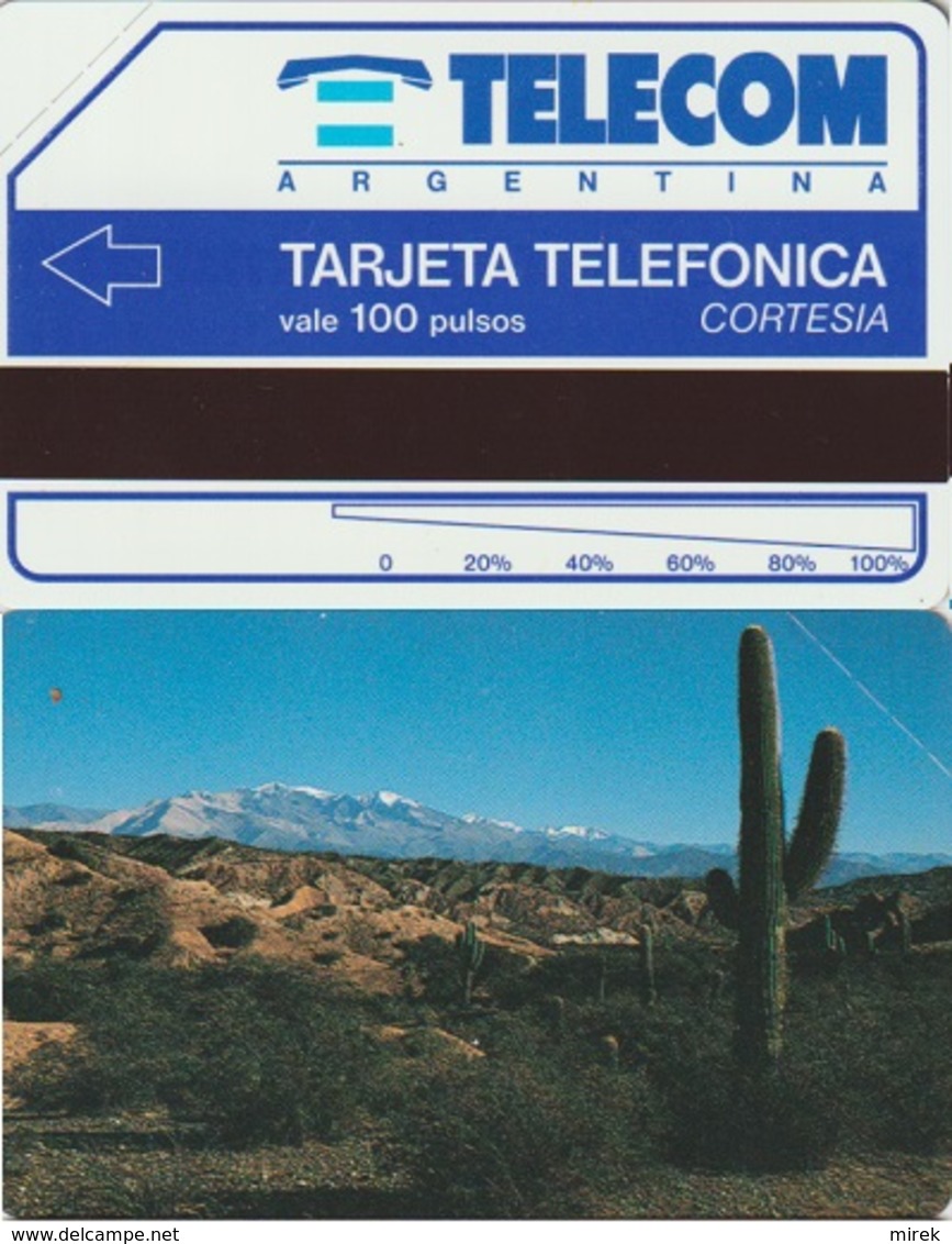 278/ Argentina, Urmet; Complimentary, Jujuy Cactus, Issue: 3.000 - Argentina