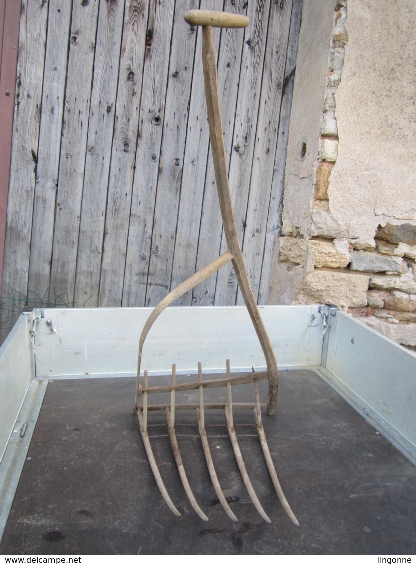 RARE Faulx à Doigts Ancien Outil Appelé Gavelot Pour Former La Gerbe Agriculture - Outils Anciens