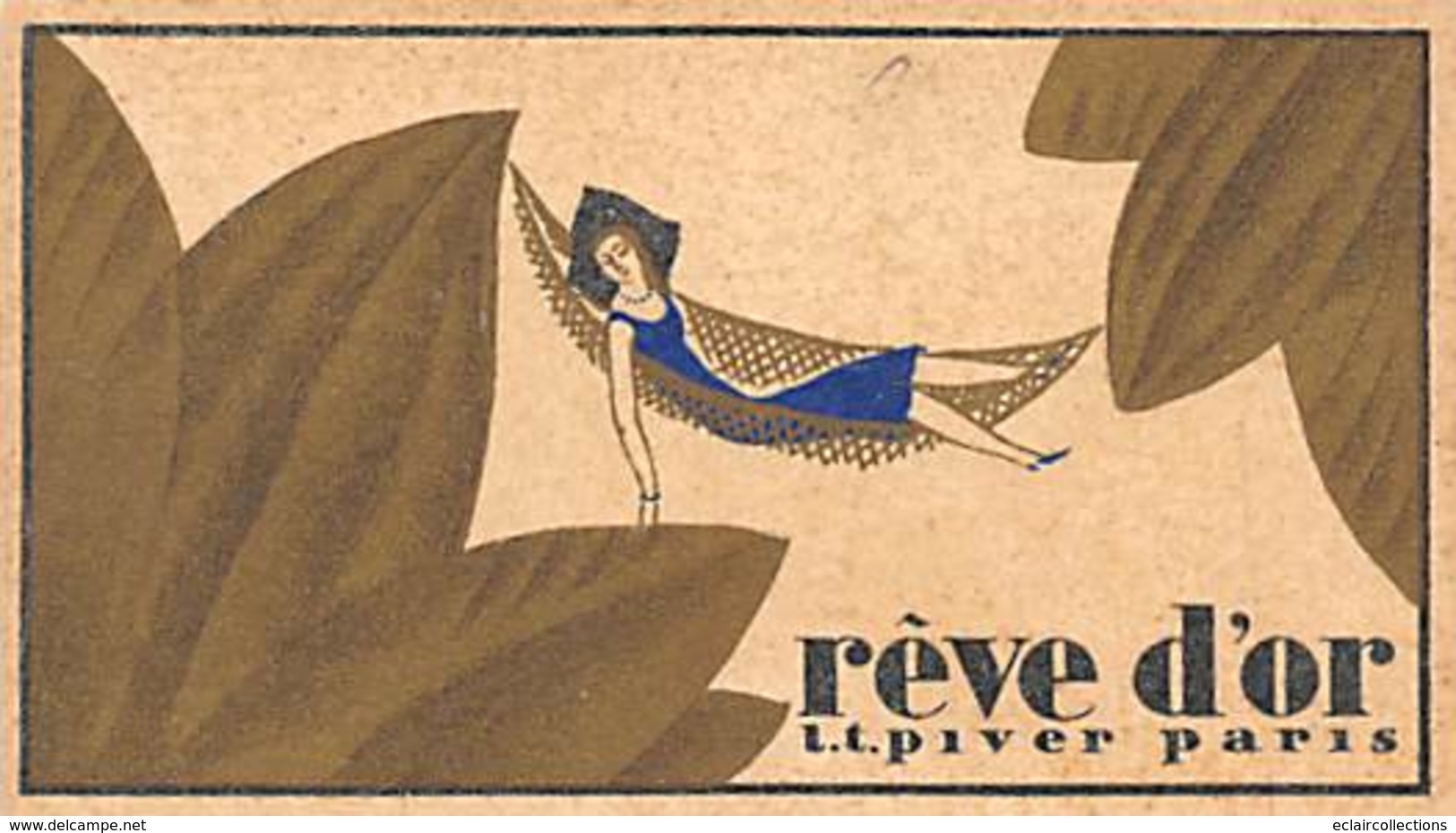 Thème Publicité :  Autour Du Parfum.  7 Mini Cartes Calendriers 1933/34 Parfumées  Rêve D'Or Paris 9x5 Cm (voir Scan) - Publicité