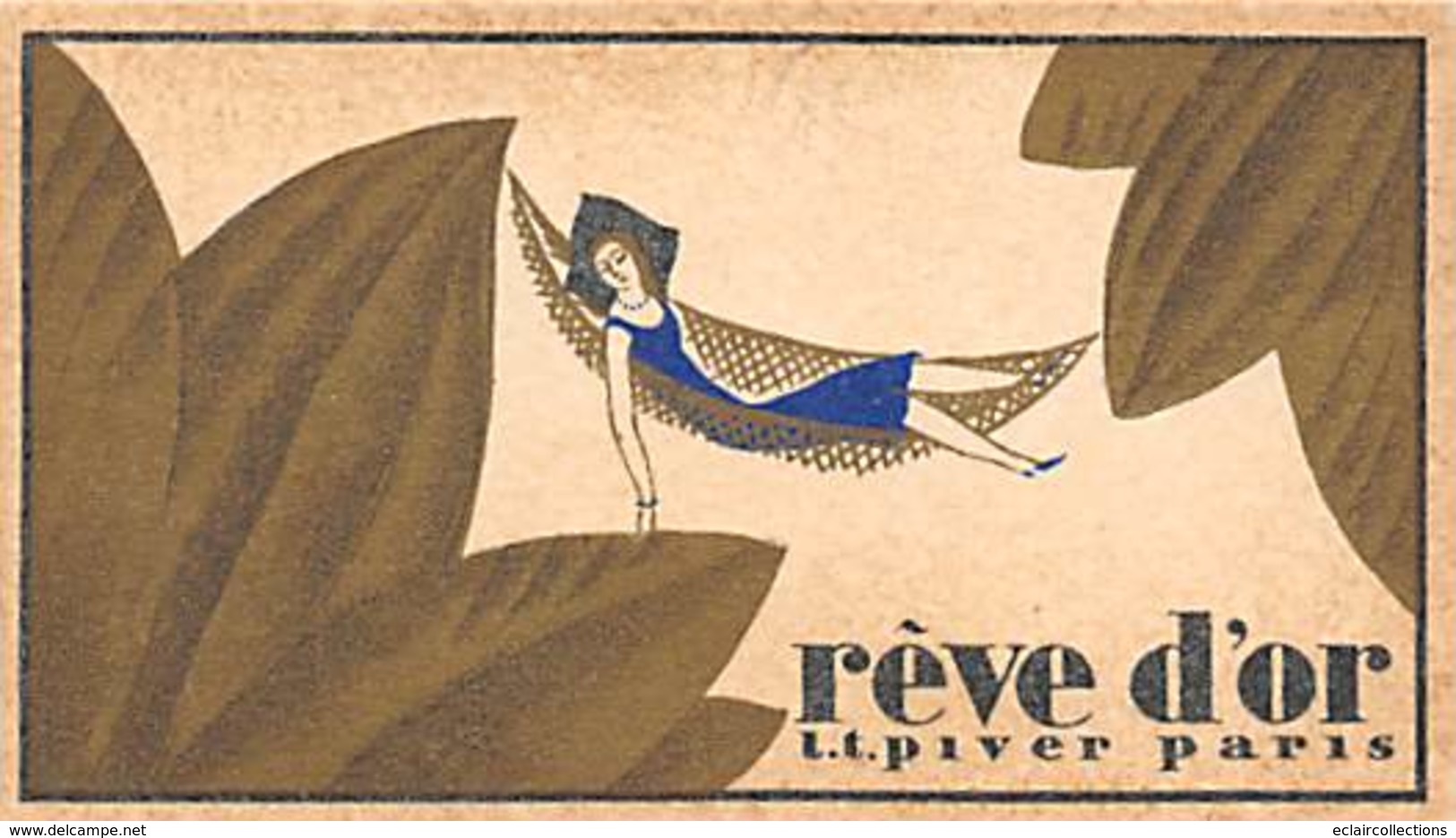 Thème Publicité :  Autour Du Parfum.  7 Mini Cartes Calendriers 1933/34 Parfumées  Rêve D'Or Paris 9x5 Cm (voir Scan) - Publicité