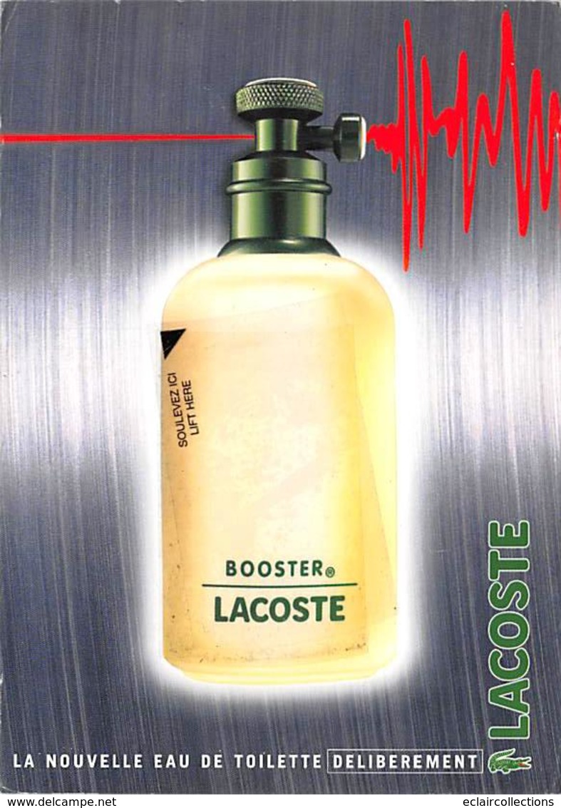 Thème Publicité :  Autour Du Parfum. Eau De Toilette Lacoste  Magasin De St Jean D'Angély (voir Scan) - Publicité